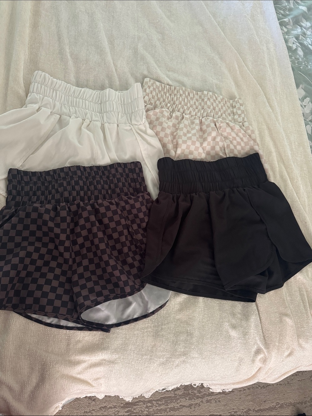 Set of 4 Pink Lily Athletic Shorts - Picture 3 of 5